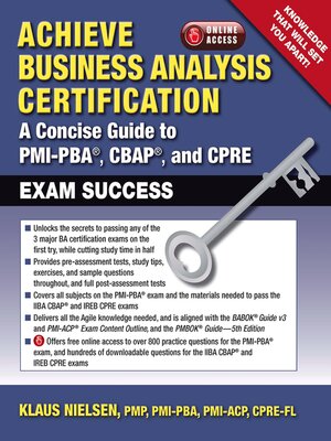 cover image of Achieve Business Analysis Certification